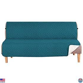 B091kbs8ct Visit The H.versailtex Store Reversible Futon Cover - Water-resistant Sofa Slipcover For Beds 70