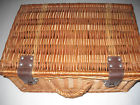 Wide 18 - Locks Handle Wicker Basket Wide 18 - Locks Handle Wicker Basket