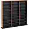 Wood-48782 Storage Organizer Media Cabinet Wood Cherry Black Living Room Office Furniture Wood-48782 Storage Organizer Media Cabinet Wood Cherry Black Living Room Office Furniture