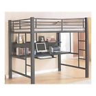 460023 Workstation Fine Bed Black Loft Furniture Finish Dorm Coaster 460023 Workstation Fine Bed Black Loft Furniture Finish Dorm Coaster