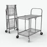 Wscc-2 Luxor Collapsible Wire Utility Cart 847210036845