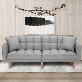 L-sofa-01 Yangming 092733346647 Convertible Futon Sofa Bed With Adjustable Split-back 100% Polyester L-sofa-01 Yangming 092733346647 Convertible Futon Sofa Bed With Adjustable Split-back 100% Polyester
