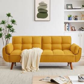 Yangming 774653071297 75.39ftft Sofa Bed Convertible Sleeper Couch With Pillows Yangming 774653071297 75.39ftft Sofa Bed Convertible Sleeper Couch With Pillows