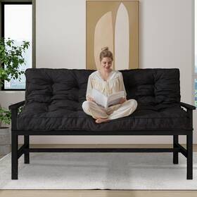 Yoshoot 445007543588 6 Inches Futon Mattress Full Size Thick Futons Sofa Couch 54x75 Black