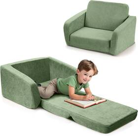 Zic-chair-sa-23-192e Zicoto Toddler Chair And Couch 2-in-1 Kids Sofa Sage Green Washable Cover 22x16.5x15 Zic-chair-sa-23-192e Zicoto Toddler Chair And Couch 2-in-1 Kids Sofa Sage Green Washable Cover 22x16.5x15
