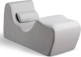 Uschcg-29o Zinus Lotus Zero Gravity Chaise Lounger 59d X 23w 28.5h In Light Grey