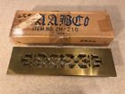 Zm-210 Anglo American Victorian Style Cast Brass Grill Vent Register Floor Zm-210 Anglo American Victorian Style Cast Brass Grill Vent Register Floor