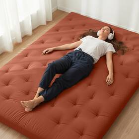 B0c1s5412x Zonli Japanese Floor Futon Mattress Full 75 Inch X54 100% Cotton Cover 2.5 Thick