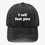 Sell Feet Pics Hat Funny Meme Joke Adjustable Baseball Cap Humor Gift. Fixed Price $14.95.