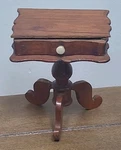 Antique Dollhouse 3 Leg Table Wood W/ Drawer Miniature Handmade Artisan. Fixed Price $129.00.
