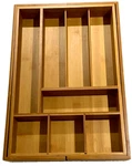 Ikea Expandable Utensil 8 Compartment Drawer Organizer Bamboo - Natural Wood. Fixed Price $18.04.