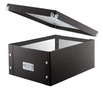 Cd Storage Box - Pack Of 1/2 Durable Holder With Lid Store For Disc.... Fixed Price $45.38.