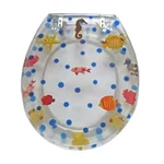 Elongated Polyresin Toilet Seat Adjustable Oval Chrome Hinge Renovators Supply. Fixed Price $114.99.