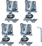 4 Pack Rok 8000 Lb. Capacity Heavy Duty Adjustable Furniture Leg Leveler Foot. Fixed Price $31.45.