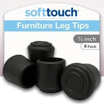 Softtouch 3/4" Round Non-marking Rubber Count (pack 1), Black. Fixed Price $15.11.