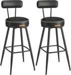 Ekho Collection - Bar Stools Set Of 2,SWIVEL Height Free Shipping. Fixed Price $203.95.