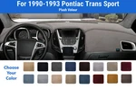Dashboard Mat Cover For 1990-1993 Pontiac Trans Sport (plush Velour). Fixed Price $75.95.
