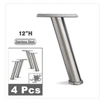 Akb Hardware Stainless Steel Slanted Sofa Legs, Furniture. Fixed Price $63.90.