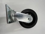 Shepherd Hardware 9493 1400 Series 6" Mold On Rubber Swivel Plate Caster. Fixed Price $21.00.