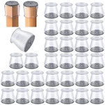 Chair Leg Floor Protectors Silicone Universal Large, CLEAR-32PCS. Fixed Price $30.05.