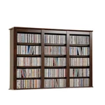 Prepac Ashlin 523-DISC Triple Wall-mounted Multimedia Storage Espresso. Fixed Price $165.00.