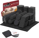 Yelanon Felt Furniture Pads -182 Pcs Premium Mixed Black,. Fixed Price $12.12.