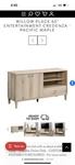 Tv Stand (sauder Willow Place). Fixed Price $200.00.