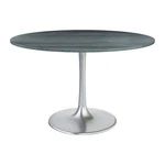 Zuo Modern Metropolis Dining Table, Gray/silver - 109445. Fixed Price $759.99.