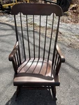 Vintage 1930 Nichols And Stone Windsor Rocking Chair. Fixed Price $155.00.