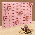 4PCS Desk Organizer Wooden Vintage Apothecary Cabinet With 16 Drawers. Fixed Price $166.44.