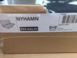 Ikea Nyhamn Sleeper Sofa / Bed Slipcover Skiftebo Anthracite New!. Fixed Price $39.99.