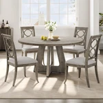 47.24'' Round Large Dining Table Farmhouse Room For Living. Fixed Price $120.55.