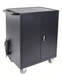 Luxor LLTP32-B Device Charging Cart Locking Cabinet With Timer Laptop Tablet. Fixed Price $429.99.