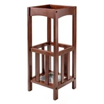 Winsome Rex Umbrella Stand With Metal Tray, Walnut (94712). Fixed Price $63.33.