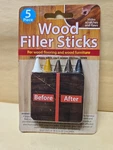 Wood Filler Sticks 5 Pack Hides Repairs Scratches On Floors And Furniture. Fixed Price $8.54.