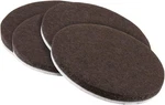 Softtouch 3" Round Heavy Duty Felt Furniture Pads For Hardwood, Inch, Brown. Fixed Price $12.99.