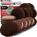 X-protector 16PC Brown Furniture Sliders 3.5IN Carpet Hardwood Movers From Usa. Fixed Price $19.88.