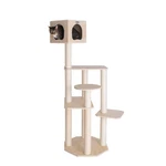 Real Wood Premium Scots Pine 69-INCH Cat Tree With Five Levels, Perch, Condo. Fixed Price $287.29.