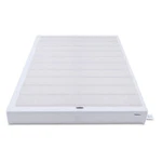 Amazon Basics Smart Box Spring Bed Base King, Tool-free Assembly, White, 79"L. Fixed Price $247.44.