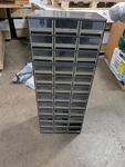 Akro-mils Metal Storage Cabinets, 19-SERIES Steel Drawers, 1990. Fixed Price $125.00.