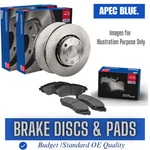 Brake Discs And Pads Set Rear For Mini F55 1.2 1.5 2.0 13- On Blue. Fixed Price $86.89.