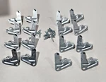 Ikea Shelf Supports 8 Left And Right + 16 Screws Besta Part # 115443 115444. Fixed Price $12.00.