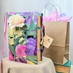 Vintage Artisan Book Journal Bible Planner Case Cover Protector Gift Set Floral. Fixed Price $34.99.