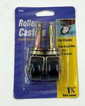Waxman 2650 Roller Caster, 1-1/4" Stem Black Wheel, New, (set Of 2). Fixed Price $7.95.