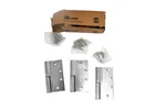Hager AB920 4.5 X US26D Aluminum Door Hinges Set Of 3 Screws Usa. Fixed Price $29.99.