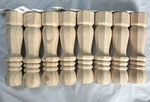 Waddell Traditional Table Leg With Hanger Bolt - 9 In. X 2.125 DIA.(8PK). Fixed Price $39.99.
