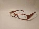 Readers Glasses 3.00 Women's Brown And Pink Stripes With Matching Fabric Case. Fixed Price $12.99.