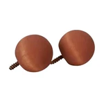 Pair Of Curtain Rod Finials Heirloom Pine Ball 3/4" Renovators Supply. Fixed Price $15.99.