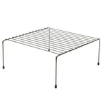 Freestanding Shelf Helper For Dinnerware By Home Basics Storage Organizer F.... Fixed Price $43.60.