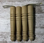 Waddell Early American Series Sw COC-413 Table Leg, 8IN H, Ash Wood, Smooth. Fixed Price $24.99.